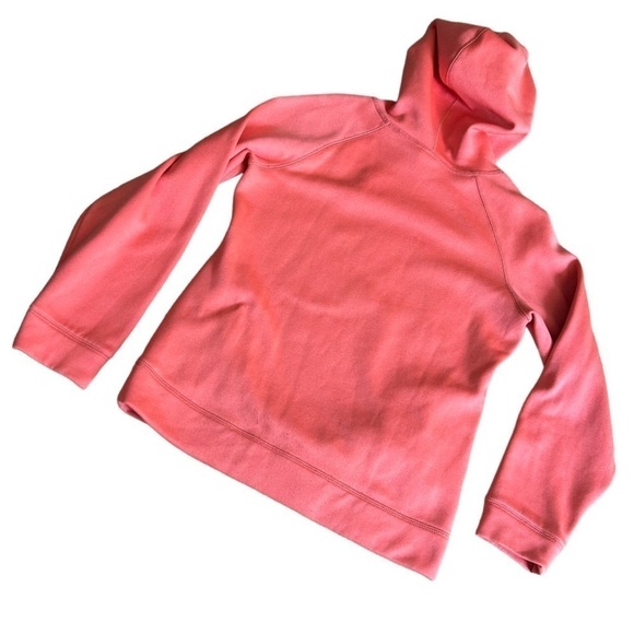 REEBOK HOODIE LIGHT SLEECE “LIVE PLAY LOVE” PINK CORAL, SIZE L - Picture 3 of 7